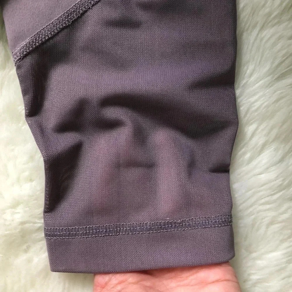 YOGALICIOUS | purple sheer yoga pants - Picture 2 of 4